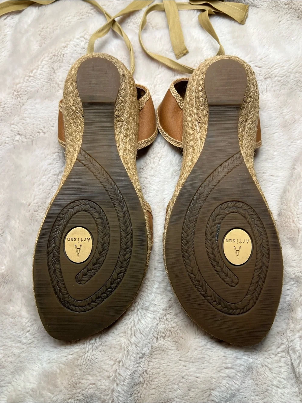 leather Clarks Artisan Collection wedge Size 7